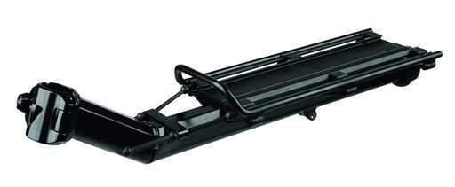 アルミラックはシートポストにフィットし、乗車中に物を運ぶことができます。 中型および大型フレームの29インチMTBやグラベルバイクに適しています。MTX 1.0および2.0のバッグとバスケットに対応するMTXクイックトラックパネルが特徴です。 トップパネルは反転して他のブランドのバッグやバスケットに適応できます。 25.4~31.8mmのシートポストにフィット(シムを含む)。 最大荷重:9kg、重量:673g