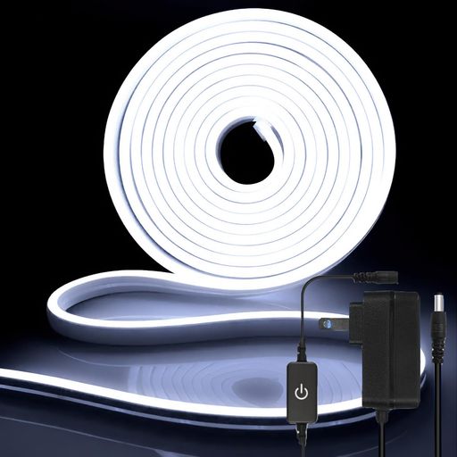 【高輝度・調光可能】このledライトの表面には、新開発のシリコン素材を使用しており、不燃性で光透過性に優れています。そして、1メートルあたり120個ledチップが設置されています。そのため一般的なledテープライトと比べて輝度がより高くて、ライン発光になっています。また、アダプターと調光器が付属しており、到着後すぐにお使いいただけます。調光器は必要に応じて段階なしで明るさを調整可能です。ご使用法が分からない場合はお気軽にご連絡ください。 【カット可能・しっかり取り付け】このLEDテープは2.5cmごとにカットマークが印刷されており、必要に応じて自由に切断できます。また、柔軟性のある素材で作られているため、思い通りのネオンサインを自由に創作でき、破損の心配もありません。さらに、ライトテープをしっかりと長期間固定できるように、ネジセットが付属しています。 【省エネ・環境に優しい】このえるいーでいーライトの特徴の一つは省電力設計で、長時間の使用が可能。家庭用の間接照明やアンビエントライトなどとして最適です。さらに、使用されている材料は全て環境に配慮したエコ素材。明かりを楽しみながら、地球環境を守れます。