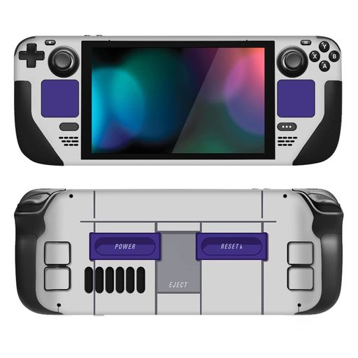 Psp Peripheral Equipment - PlayVitalSteamDeck用保護スキンデカールフルセットカスタムステッカーSteamDeck携帯ゲーミングPC用ビニールカバー【クラシックSNESスタイル】