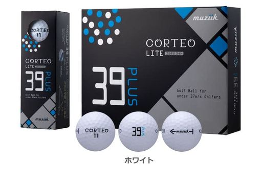 Rakuten - Muziikムジークコルテオ39PLUS(プラス)ゴルフボール1ダースホワイトヘッドスピード39以下