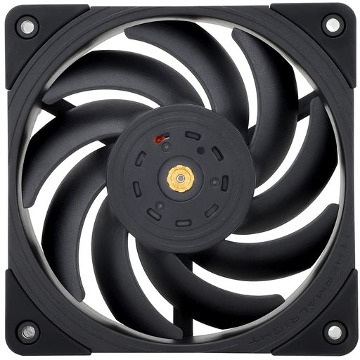 Thermalright TL―B12 120mm机箱散热风扇,4PINPWM控制,2150RPM,风压风扇,S―FDB轴承,3次活动技术,黒色,方便安装更方便