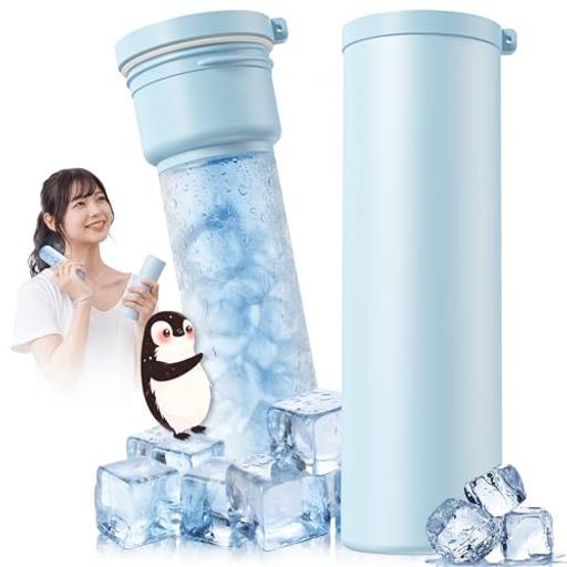 ✨【冷たさ長持ち&amp;最大18時間保冷】従来の氷のうと比べ、たっぷり150mlの大容量タイプ。真空断熱構造により、なんと最大18時間もの保冷を実現しました。二重構造のホルダーが外からの熱をしっかりカットし、いつでもひんやり快適。スポーツやアウトドア、通勤・通学など、さまざまなシチュエーションで1日中冷たさをキープできます。暑さが厳しい日も安心して使えるため、熱中症対策としてもおすすめです。コンパクトで持ち運びやすく、どこでも手軽にクールダウンできる氷のうです。 ✨【二重構造+真空断熱】魔法瓶のような二重構造で、ステンレスとシリコンの間に真空の断熱層を配置。外気の影響を受けにくく、優れた保冷力で冷たさが長続きします。内部にはやわらかいシリコンスティックを採用。口が広めに設計されているので、氷水や冷水、クラッシュアイスもラクに入れられます。肌あたりが柔らかく、首や脇、おでこなどに直接当てても冷たすぎず快適。子どもから大人まで安心してお使いいただけます。耐久性にも優れ、繰り返しの使用に耐えます。