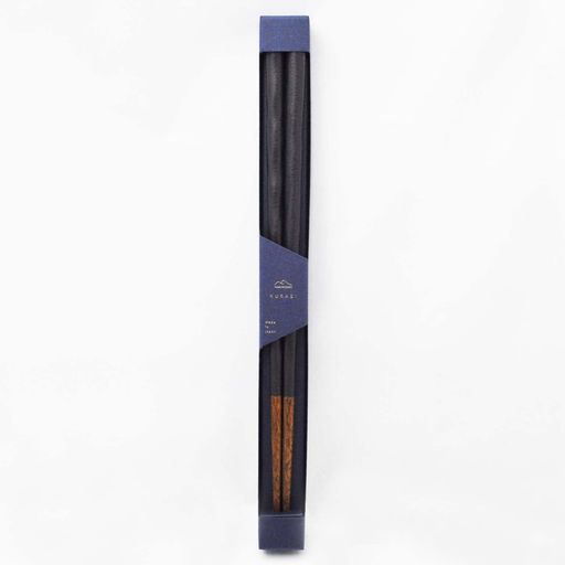カワイ(Kawai) KURABI ( クラビ ) 箸 食洗機対応 23cm 黒ゆず 日本製