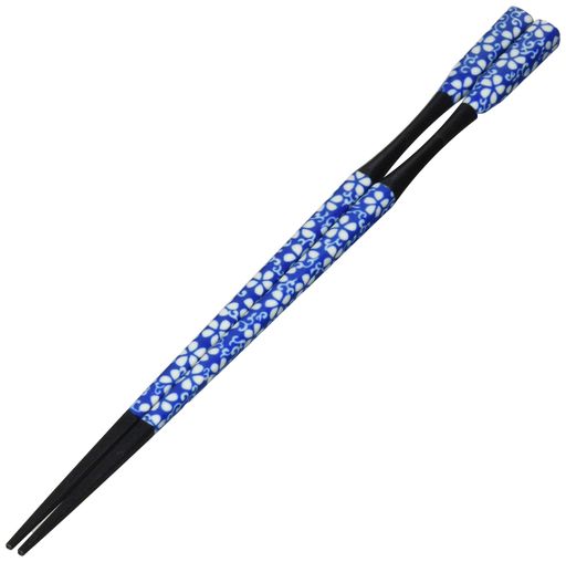 福井クラフト(FukuiCraft)杵型多久島箸藍花唐草22.5cm【食洗機・乾燥機・電子レンジOK】ZA-412827