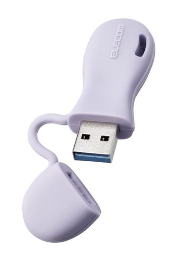Flash Memory - エレコムUSBメモリ32GBUSB3.2(Gen1)対応一体型キャップ式子ども用パープルMF-JRU3032GPU