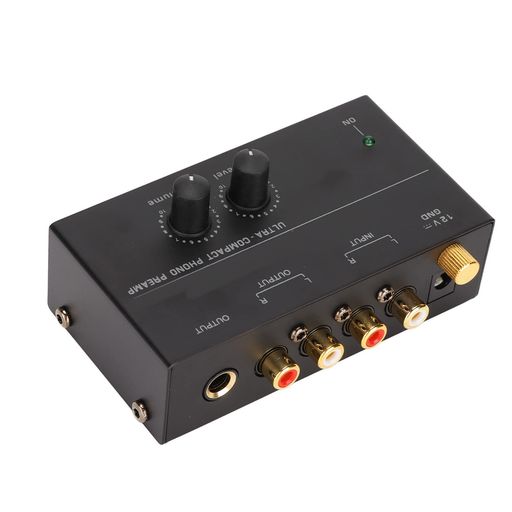 【使いやすい】DC 12V電源アダプター付きプリアンプは、アプリケーションシナリオに限定されません。 PP500 は入力と出力にゲイン調整のセットを追加し、ボリュームを完璧に演奏することができます。 【低ノイズ】低ノイズサウンドオペプリアンプは優れたサウンドパフォーマンスを提供します。出力は 10K オームで最大 2V (PP) です。不要なノイズや干渉を軽減するには、プリアンプをソースの近くに配置するのが最善です。 【Sensitive】サウンド信号をラインレベル信号に変換できるターンテーブルプリアンプ、入力感度電磁ピックアップを搭載した先進的なサーキットサウンドプリアンプです。 【幅広い用途】専用のフォノ入力を必要とせず、プリアンプを使用してターンテーブルを現代の音響機器に接続できます。レシーバーはスピーカー、コンピューター、ラップトップなどに接続できます。 【プラグアンドプレイ】ミニフォノプリアンプはステレオ入力と出力を備えており、ターンテーブルを入力とアースに簡単に接続できます。次に、プリアンプ受信機も 出力に接続します。