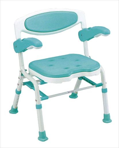 原産国 : 台湾 内容量 : 1個 商品サイズ (幅X奥行X高さ) : 500mmx520mmx790mm アパレルサイズ(対応サイズ) : 幅50cmx奥行45~52cmx高さ67.5~79cm 材質 : 本体部/アルミ パットト/EVA 肘掛/PP 座面・背もたれ/PE ゴムキャップ/TPR