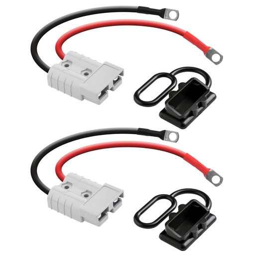 ✅【製品技術仕様】製品仕様: 定格電流: 50A (最大)、定格電圧: 600V (最大)。動作温度: -60°C ~ 200°C。链接线径支持 4~12 mm2(6-12AWG)、様々な電源接続のニーズを満たす柔軟性と利便性を提供します。 ✅【優れた電気伝導性 】これらのケーブルは 7AWG 錫メッキ銅線を採用しており、最適な電気の流れを保証します。銀メッキ銅端子によって強化された当社の設計は、充電プロセス中の効率を最大限に高め、需要の高い用途に最適です。 ✅【強化された安全機能】バッテリー コネクタの端のスプリング スチール構造により、耐衝撃性と耐振動性を実現し、移動中の車両や産業機器などの動的環境でも安定した接続と安全性を維持するために不可欠です。 ✅【柔軟なシリコンケーブル】自動車用バッテリークイックディスコネクトケーブルの外側ジャケットは絶縁素材で作られており、柔軟性があり、曲げやすいです。ワイヤーは錫メッキ銅製で、酸化や腐食を防ぎます。7AWGシリコンワイヤーは、200°Cまでの優れた耐熱性を備えています。