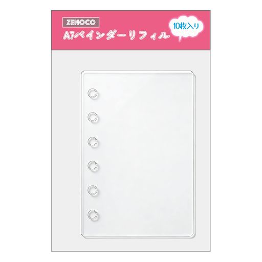 【A7手帳にぴったり、立体シール収納専用リフィル】19mm間隔の6穴仕様でA7バインダーに完全対応。外寸約87x130mmのコンパクトサイズで、立体シールや厚みのあるデコシールの収納に最適。小さめサイズでも扱いやすく、推し活やデコ活をスマートに楽しめます。 【0.3mm加厚PET、反りにくい高耐久&amp;超高透明】高透明PET素材を採用し、薄型ながら0.3mmの加厚設計でしっかりとした耐久性を実現。破れにくく、頻繁な出し入れでも白化しにくい高品質仕様。透明度が非常に高く、ステッカーやカードの色味・デザインをそのまま美しく魅せます。 【貼って剥がせる台紙、粘着残りなしで繰り返し使える】台紙は貼って剥がせる仕様で、ステッカーがきれいに剥がれ、粘着残りも一切なし。位置合わせや貼り直しがしやすく、立体シールやフレークシールの整理も快適。コレクションの管理がより自由で楽しくなります。 【四隅丸角加工で安全、保護フィルム付きで傷防止】四隅は丸角加工で指先に優しく、安全に取り扱えるデザイン。さらに表面には保護フィルムを施しており、輸送時の擦れや傷を防止。使用前にフィルムを剥がすだけで、クリアで美しい状態のまま使い始められます。