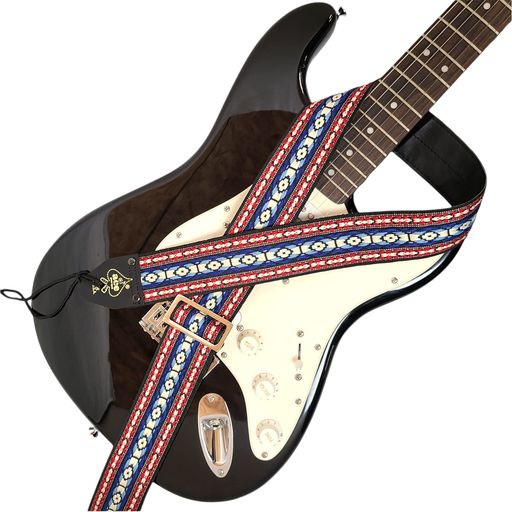 D’Andrea ダンドレア ACE-11 Bohemian Blue ACE STRAP リイシューモデル ギターストラップ