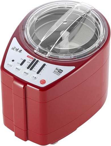 【中古】 山本電気 家庭用精米機 MICHIBA KITCHEN PRODUCT 匠味米 レッド MB-RC52R