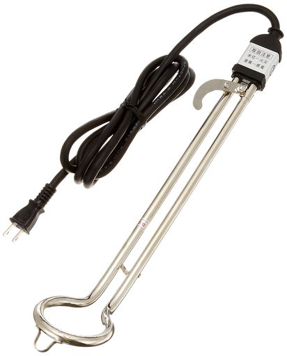 定格電圧:100V 容量:500W 材質:銅(CUT) パイプ全長:400mm