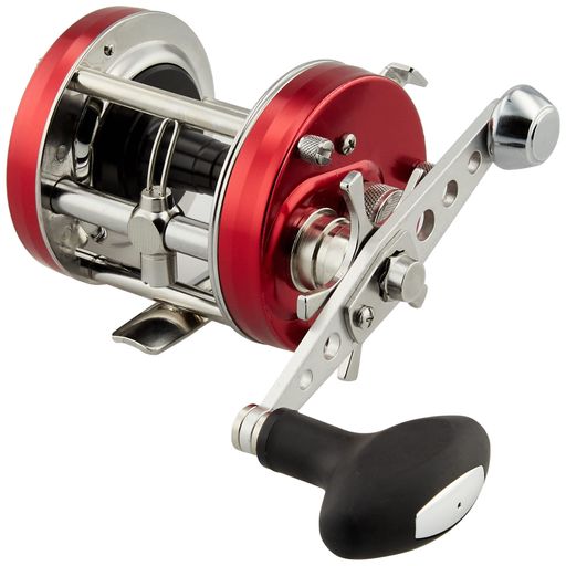 ABUGARCIA (アブガルシア) アンバサダー (AMBASSADEUR) 6501CS ロケット レッド 左巻き カウンターバランスハンドル カゴ釣り丸形リール