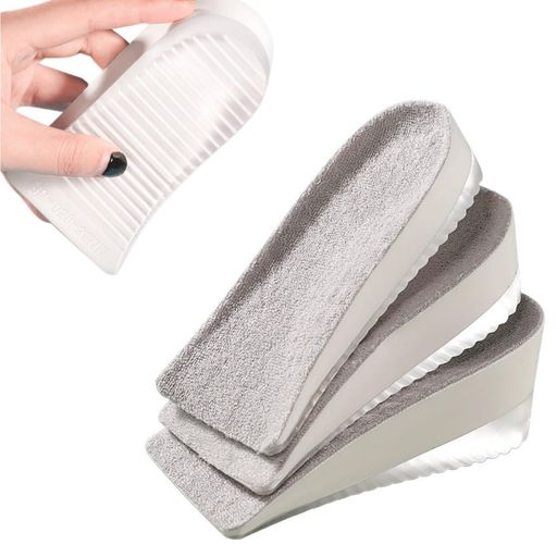 改良 シークレットインソール 足弓設計 1.5/2.5/3.5cm かかと用 中敷き かかとクッション 衝撃吸収 底面防滑 3 層構…