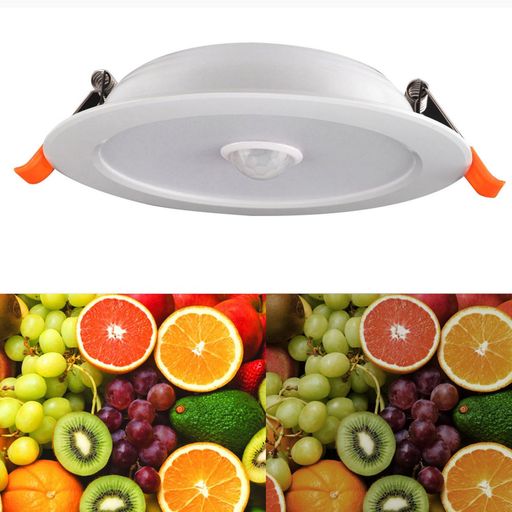 高性能LED照明:12Wの高輝度LEDを搭載し、低消費電力で明るい照明を実現。AC85-265V対応で安定した照明を提供します。 高品質素材:アルミニウムとPC素材を使用し、耐久性と放熱性に優れた設計。 長時間使用しても安定したパフォーマンスを発揮します。 人感センサー機能:高感度人センサーを搭載し、人の動きを検知して自動消灯・消灯。光量も周囲の明るさに応じて自動調整 簡単設置:埋め込み式の天井ダウンライトで、付属の取り付けキットで簡単に設置可能です。専門的な工具は不要です。 多用途設計:廊下、ポーチ、バルコニー、バスルーム、倉庫など、様々な場所で使用可能な汎用性の高い照明器具