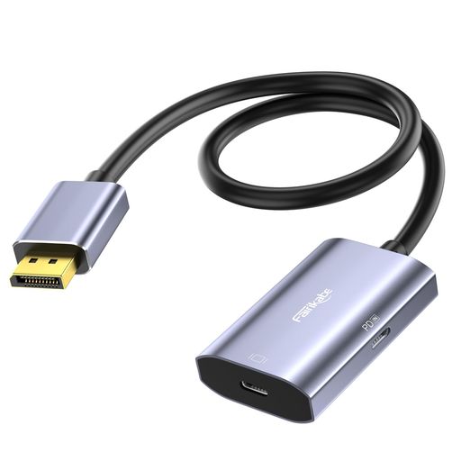 PC 【8K/30Hz・4K/144Hz 高解像度出力|DisplayPort to USB-C対応】最大8K@30Hz / 4K@144Hzに対応し、高精細で滑らかな映像を実現。DisplayPort to USB-C / DP to USB-C変換アダプターとして、DisplayPort 1.4出力からUSB-Cモニターへ直接接続でき、ゲーミングや映像制作に最適。 【PC・ノートPC・マルチモニター対応|DP to Type-C変換】デスクトップPC、ノートパソコン、GPUのDisplayPort出力からUSB-Cモニター・モバイルモニターへ接続可能。DisplayPort to Type-C / DP to Type C接続に対応し、拡張表示で作業効率を向上。ドライバー不要の簡単接続。 【USB-Cメス設計・自由なケーブル接続】USB-Cメス端子を採用し、お好みの長さのUSB-Cケーブルを自由に接続可能。コンパクトで持ち運びやすく、デスク環境や外出先でも快適に使用できます。さらに、柔軟性と耐久性に優れたグラフェンケーブルを採用し、絡まりにくく取り回しも簡単。