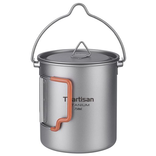Ti artisan チタンポット 超軽量チタンコーヒーカップ キャンプ用マグカップ プラ...