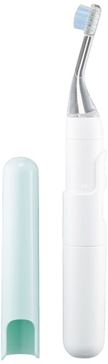 [商品サイズ]W18xD20xH170mm [対象月齢]歯の本数の目安:1本(参考:6カ月頃) [ポイント]30ポイント [重量]29g 単4形アルカリ乾電池x1本使用(別売)