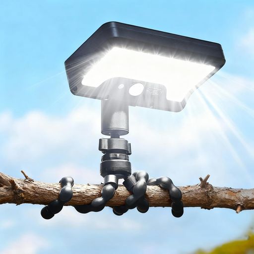 晴れマーク️ 【600ルーメンの超高輝度&amp;120°広角センサー】92顆の高品質LEDが、最大600ルーメンの広範囲を照らす光で、玄関や庭を昼のように明るくします。5m先・120°の広範囲をカバーする人感センサーが侵入経路を監視し、不審な動きを素早く検知。夜間の防犯性と安全性を格段に向上させます。 🔧【360°全方向調整&amp;据え置き両用デザイン】ランプヘッドは360°自由調整可能で、柔軟な三脚が付属。凹凸のある壁やフェンス、庭木など、あらゆる場所にぴったりと設置できます。実用性とおしゃれなデザインを両立し、防犯機能はそのままに、昼間の景観も美しく彩ります。 🔋【太陽光&amp;Type-Cデュアル充電|1500mAh超耐久バッテリー】高効率ソーラーパネル搭載で、晴天時はわずか6~8時間の充電で夜通し12時間点灯可能。悪天候時もType-C充電で切れ目なくバックアップ。大容量1500mAhバッテリーと組み合わせることで、365日、雨の日も晴れの日も、途切れることなく家族の安全を見守ります。 🔄【3モード切替えで省エネ&amp;防犯を両立】お好みやシーンに合わせて選べる3つの智能モードを搭載。