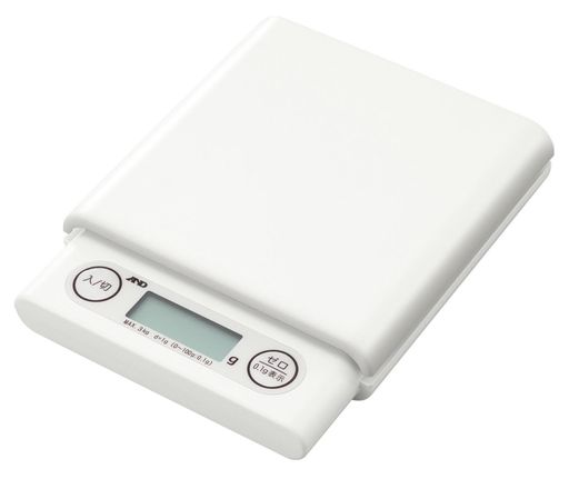ひょう量:3000g 最小表示:微量モード 0.1g単位で計量(0.5~100g) 最小表示:標準モード 1g単位で計量(2~3000g) 精度:微量モード プラスマイナス5g(0.5~100g) 精度:標準モード プラスマイナス2g(2~750g) / プラスマイナス3g(750~1500g) / プラスマイナス5g(1500~3000g)