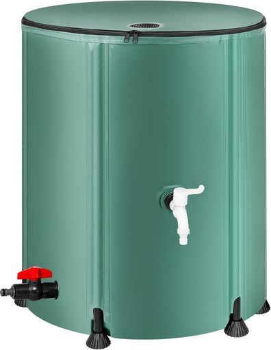 折りたたみ可能な雨水タンク 家庭用容量200L - 携帯用水タンク 雨水、折り畳み式の...