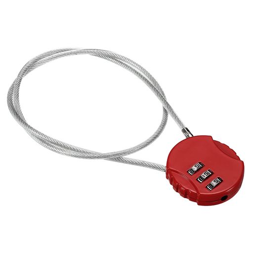 [仕様]ワイヤーサイズ:50cmx3 mm(長さx直径)。カラー:红色。ロック高さ: 4cm 。セット内容:一体型ダイヤル錠セキュリティワイヤーx1個。 [3桁ダイヤル式ロック]3桁の組み合わせは解読が難しく、盗難を防ぐセキュリティ係数が高くなります。3桁のパスワードの組み合わせで、桁のパスワードの組み合わせで、ロックが解除される可能性が低くなり、安全性が高まります。 [素材]ワイヤー:スチール。ワイヤーロープは防錆性、防水性、耐久性に優れています。長くご利用いただけます。ダイヤル式ロックは亜鉛合金で、防錆性、防水性に優れて、耐久性があり、長期間使用しても色あせしにくいです。 [一体型ダイヤル錠]ワイヤーとダイヤル錠が一体になったセキュリティーワイヤーで、素早く簡単に使用できます。バッグの盗難を防ぐことができます。 [様々な用途で]お好みに応じてパスワードを設定できるため、セキュリティが向上します。旅行、キャンプ、日常使用にできます。スーツケース、荷物、自転車、バックパック、ツールボックス、家具など、さまざまなアイテムを保護するために使用できます。
