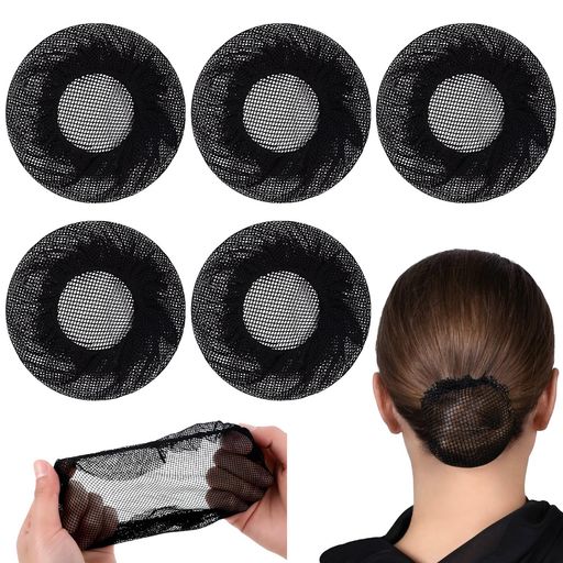 💫【セット内容】高品質シニヨンネット、5個セット。精密で丈夫な網糸を使用しており、破れにくい設計です。 💫【優れた素材と仕様】高弾性ナイロン製で、細かい網目が1本1本の髪をしっかりキャッチ。まとまりやすい仕様で、広がり髪やうぶ毛をすっきり収めます。 💫【高い耐久性】強靭な伸縮性を持ち、何度でも繰り返し使える耐久性。きちんと編まれたコーム部分は丈夫でほつれず、引き伸ばしても簡単に元の形に戻ります。 💫【快適な使用感】軽量で通気性があり、長時間の着用でも圧迫感がありません。シンプルで目立たないデザインなので、あらゆるシーンで自然にフィットします。 💫【多様なシーンで活躍】バレエや新体操、ダンスはもちろん、オフィスでの業務、接客業、銀行勤務、結婚式や卒業式などの格式ある場面でも重宝します。簡単に髪をまとめられ、しっかり固定するので、だんご髪が密実で崩れず、清潔で整った印象を保ちます。