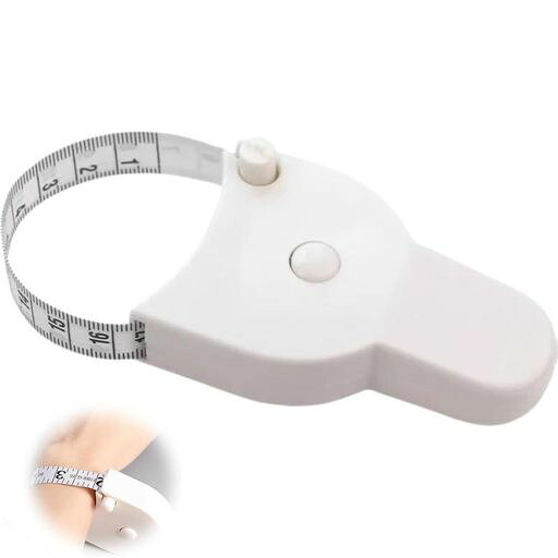 DOUBUYONGYIウエストメジャープッシュボタン自動巻き取り方式テープメジャー両面目盛1.5M裁縫手芸フィットネス用途に最適