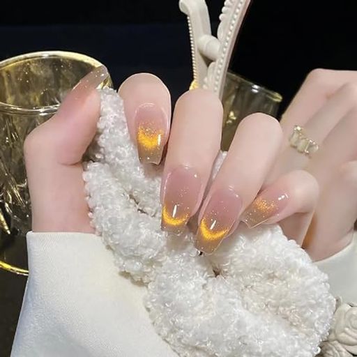 ネイルチップ ショート 24枚入 付け爪 グラデーション キャットアイ マグネット 人気 キラキラ 光沢 バレエ 短め ラウンドチップ つけ爪 和風 おしゃれ 春夏ネイル 成人式 入学式 卒業式 結婚式 両面テープ48個付き (M003 24枚入) ネイルチップ ショート 24枚入 付け爪 グラデーション キャットアイ マグネット 人気 キラキラ 光沢 バレエ 短め ラウンドチップ つけ爪 和風 おしゃれ 春夏ネイル 成人式 入学式 卒業式 結婚式 両面テープ48個付き (M003 24枚入)