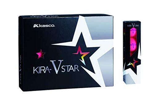 キャスコ(Kasco)ゴルフボールKIRASTARVキラスターVユニセックスキラスターVNピンク最適ヘッドスピード:25~452ピースボール:1コア+1カバー