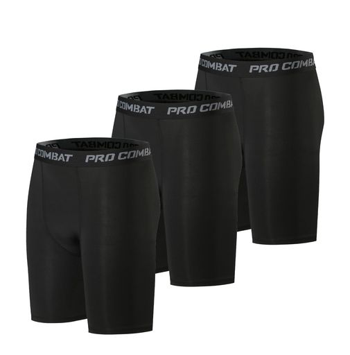 [Tersila]スポーツショートタイツスパッツメンズ5分丈3枚セットスパッツレギンスコンプレッションショートタイツパワーストレッチアンダーウェア夏用インナー冷感[通気吸汗速乾]L