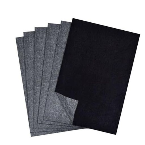LOYELEY 複写紙 100枚入り カーボン紙 A4 片面 下絵の複写 画用纸 ブラックグラファイト転写 図案 版画 スケッチ 美術 工芸 手芸