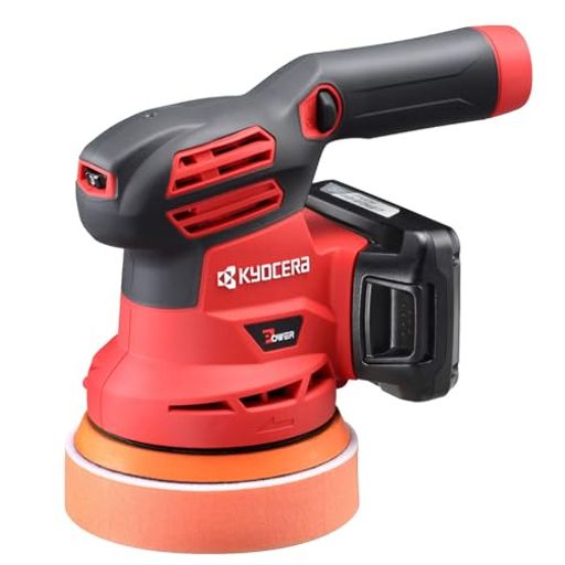 京セラ(Kyocera)旧リョービ充電式サンダポリッシャーBRSE-1800L1602600Aリチウムイオン18V電池1個・充..