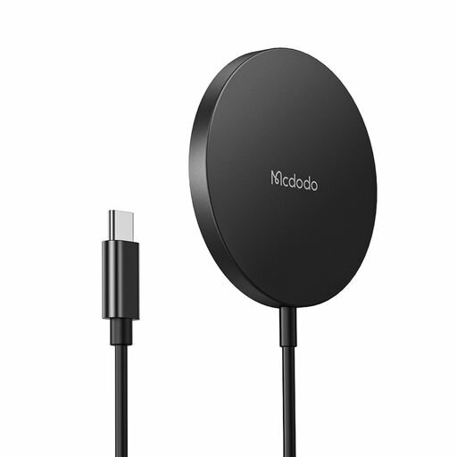 MCDODO MAG-SAFE 磁気ワイヤレス充電器 最大15W急速充電 IPHONE 充電器 置くだけ充電器 強力な磁気 超薄型 マグセーフ充電器 無線充電器 IPHONE