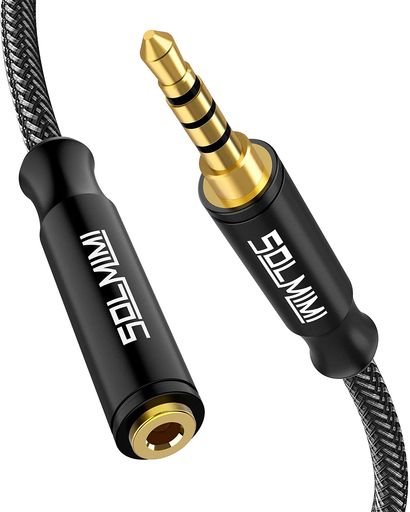 『マイク機能』オーディオ延長ケーブルはオーディオ転送だけではなく、マイク機能も揃えます。遠距離でも自由自在で楽にオンライン通話できます。CTIA規格イヤホンに対応可能となります。(OMTP規格/IOS付属イヤホーンには対応不可です。) 『360度パーフェクトマッチ』4極ステレオミニプラグのメス側には6個コンタクトポイントの構造で接触不良を防ぐ、三重高密度シールドであり、伝導性が良く、耐磁気干渉に強い、ホームムービ/ゲーム/テレワークなどシーンで快適に使用できます。(TRS三極マイク/イヤホンに使用不可。) 『PVC+クリスタルナイロン編組』延長コードイヤホンは全身を渡ってPVC+クリスタルナイロン二重編組であり、耐久性と弾力性共に持ち、絡まり難いと断線難いが実現出来ます。長時間で高品質な音質を転送することができ、使用·持ち運びやすいです。 『ボトルデザイン』ヘッドホン延長ケーブル端子は人間工学に基づいて繰り返しの挿抜しやすいため、ボトル形で設計しました。