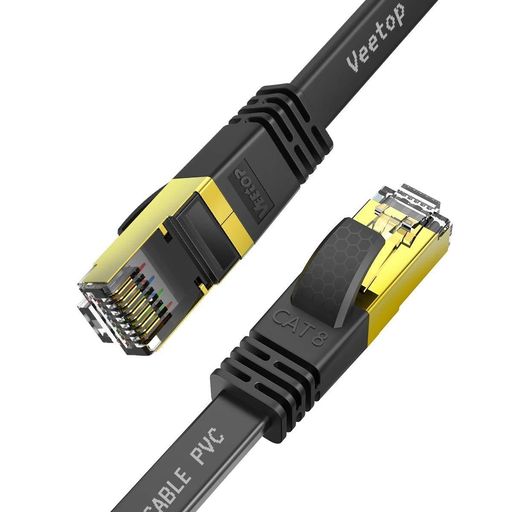 ✅「40Gギガビット超高速伝送lanケーブル」カテゴリ8に準拠した高速LANケーブルで、次世代の40Gbps対応高速、2000MHz伝送帯域幅のイーサネット環境を実現します。ネットワーク会議、ネットサーフィン、ネット動画の視聴、ゲーム、ビデオ等の場合に最高の選択です。 ✅「超薄型フラット・LANケーブル」3.5mmの超薄型パスタケーブル設計で、薄くて取り回しがやすい、ケーブル固定用クリップも若干あり、お部屋のインテリアも美観性も妨げず、カーペットの下やコーナー、ドアの細い隙間も自由に配線できます。 ✅「優した内部素材・超高速伝送保障」8P8Cの8芯、四対芯100%無酸素銅やより厚さリード線はCAT8準拠に合う、断線、脱線を有効的に防止されます、信号を更に高効率で安定に伝送出来ます。従来のLANケーブルより遮蔽効果に優れ、EMI(電磁妨害)対策が必要とされる医療施設、機械室・OAルームでの敷設にも最適です。複数台機器運行しでも気軽に応対、超高速伝送を確保します。
