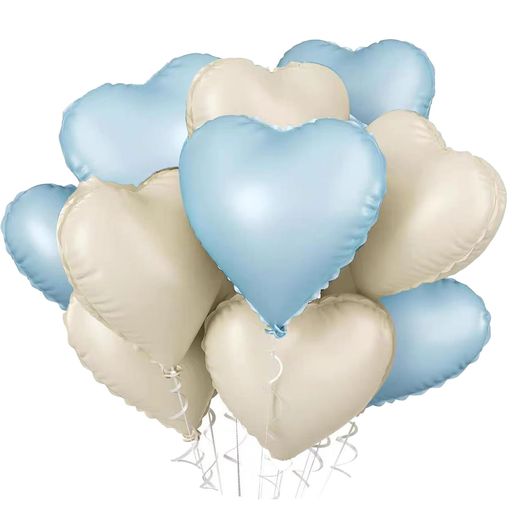 ZHUHAOYUNバルーンブーケ10個セットアルミ風船アソート18インチ飾り付けバレンタインバースデーパーテ..