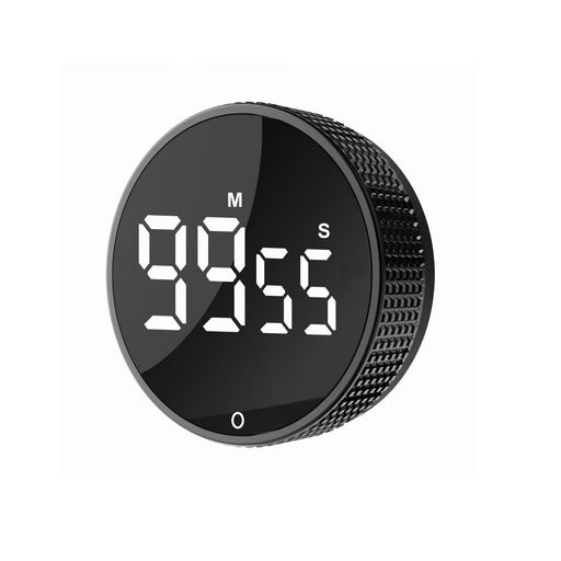 デジタルキッチンタイマービジュアルタイマー大きなLEDディスプレイ磁気カウントダウン教室/料理/フィ..