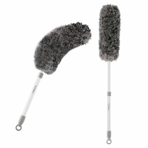 Eylidenほこりとりダスターはたきハンディモップほこり払いホコリ取りモップほこり取り軽量伸縮可能高..