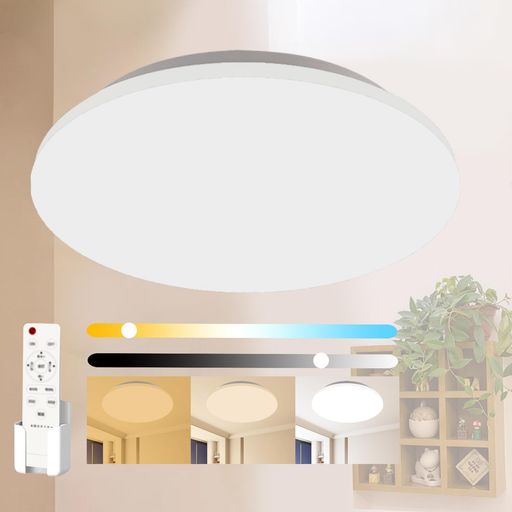 LED シーリングライト 6畳 28W 3600LM無段階調光調色 標...