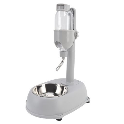 ペットスタンディングウォーターディスペンサーボウル、2 in 1 1500ml多機能取り外...