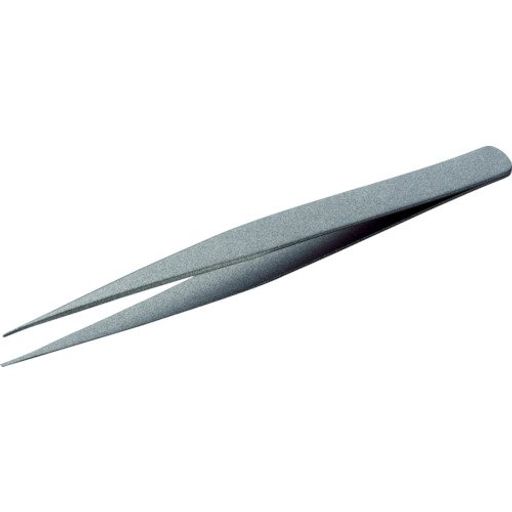 TRUSCO(トラスコ) ステンレス製ピンセット フッ素コートタイプ 150mm 直爪 TSP-44