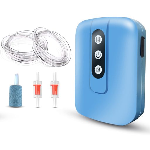 AMYSPORTS 小型 魚 釣り ポンプ 充電式 活かし USB 酸素 ブクブク エアー 携帯 ぶくぶく エアーポンプ 釣り 防水 アジ 泳がせ釣り