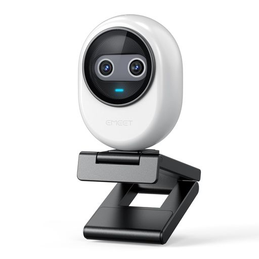 EMEET webカメラ 4K 世界初のデュアルカメラ搭載 ホワイト
