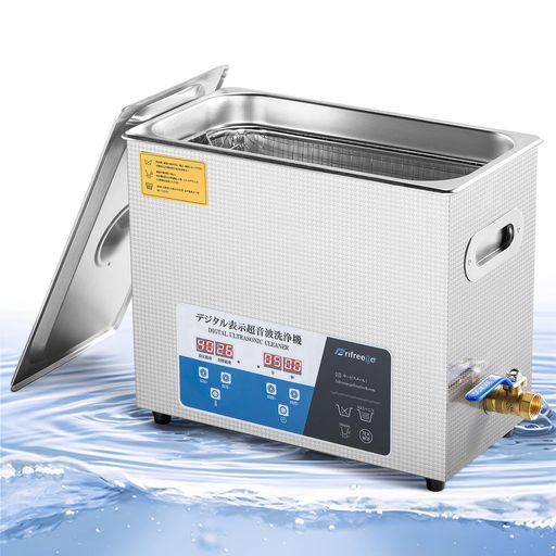 Frifreego 超音波洗浄機 6L デジタル 卓上型 家庭業務両用 40kHz 超音波クリーナー 強力 加熱 20-80°C 0-30minタイマー 2L/6L/10L/15L/22L/30L 304ステンレス鋼 超 音波 洗浄 機 器