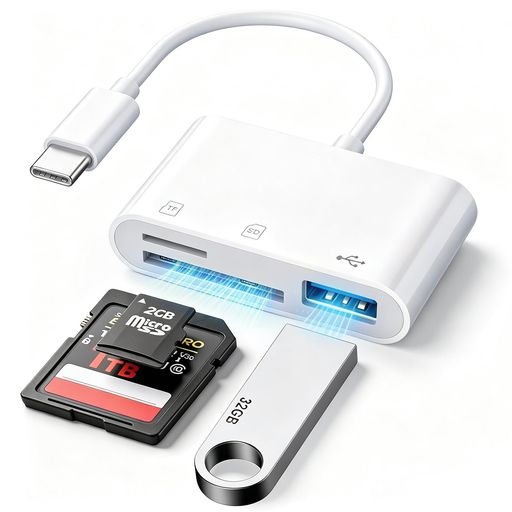 ⚡【USB3.0 全ポート高速転送・大容量ファイルも数秒で完了】 SD/TF/USB の 3 ポート全てが USB3.0 規格に準拠し、最大 5Gbps の高速データ転送を実現。1GB の動画ファイルもわずか数秒で転送でき、写真・音楽・書類など大容量データの移行もストレスフリー。メモリーカード同士はもちろん、カードと USB メモリ間のダイレクト転送にも対応。UHS-I 規格のメモリーカードに対応し、デジカメ・ドライブレコーダー・ドローンなどのデータをスムーズに読み書き可能。作業やデータ整理の効率を大幅に高めます。 📀【3in1 マルチポート・SD/TF カード + USB 機器を一台で網羅】 SD スロット·TF(マイクロ SD)スロットに加え、USB-A ポートを搭載した 3in1 設計。SD·SDHC·SDXC·MMC·microSD·microSDHC·microSDXC まで主流のメモリーカードを幅広くサポートするほか、USB メモリ·マウス·キーボード·デジタルカメラなどの USB 周辺機器も接続可能。