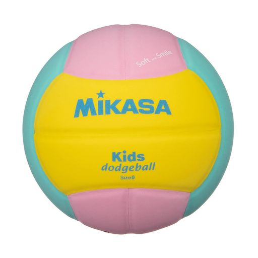 ミカサ(MIKASA)スマイルドッジボール0号(幼児~小学生向け)150g黄/ピンク/緑SD00-YP推奨内圧0.10~0.15(kgf/cm2)