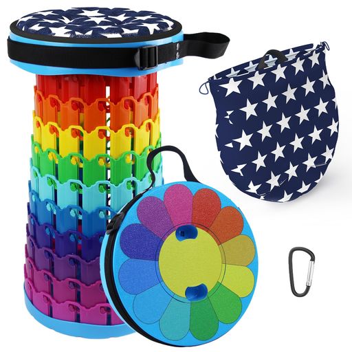 ALEVMOOM折りたたみ椅子おりたたみいす伸縮スツール折りたたみいす折り畳みスツール高さは46cmまで調整..