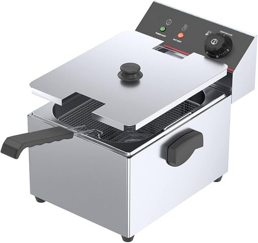 電気フライヤー8L卓上フライヤー揚げ物器ミニフライヤー業務用家庭用油揚げ唐揚げ天ぷら一槽式1400W60-..