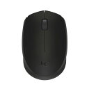 LogitechM1702.4GHzワイヤレス3ボタン光学スクロールマウスナノUSBレシーバー付き(ブラック)